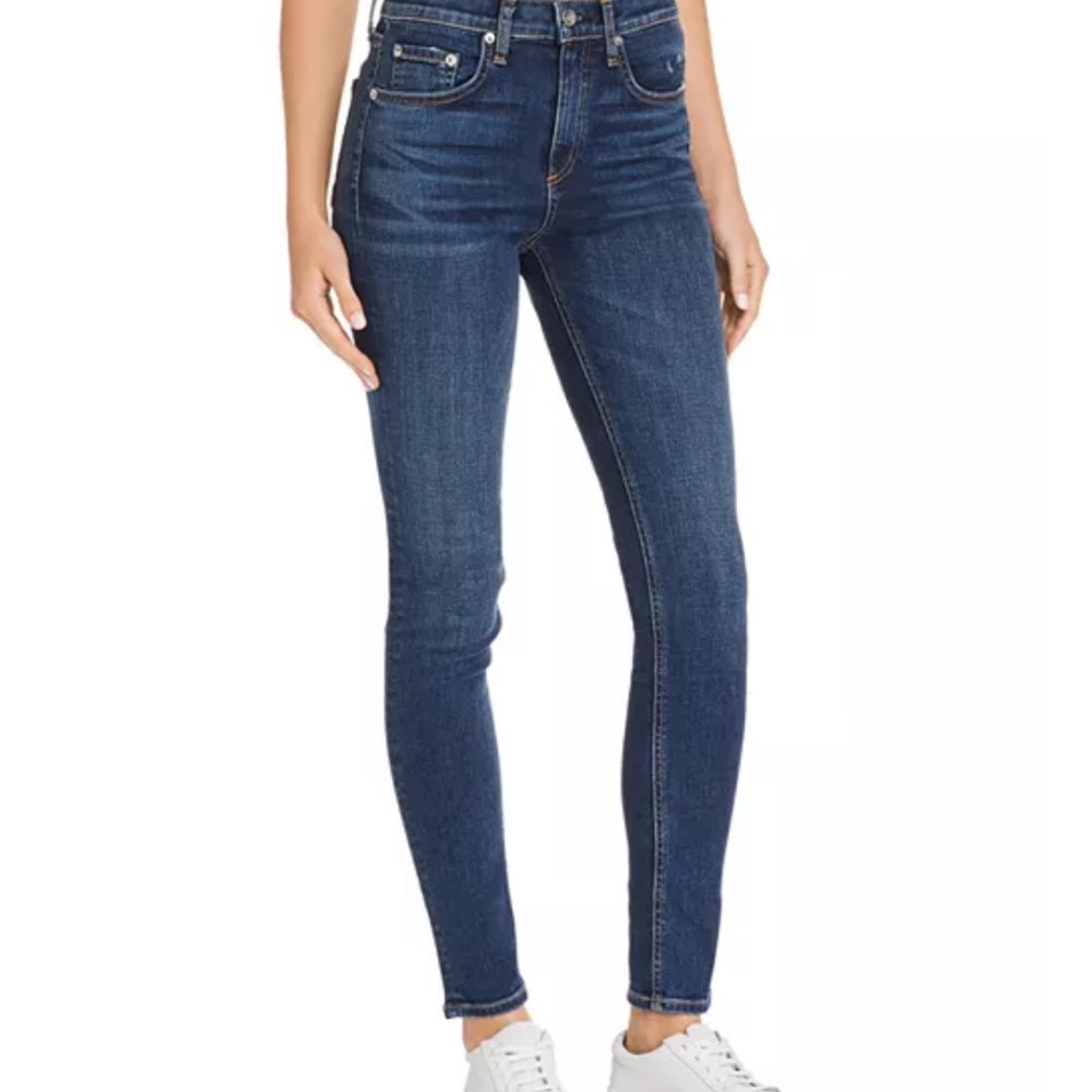 rag & bone High Rise Skinny Jeans in Elton